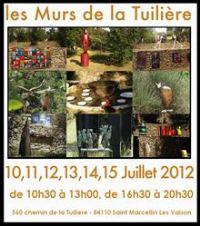 Exposition Les murs de tuilière. Du 10 au 15 juillet 2012 à Saint-Marcellin-lès-Vaison. Vaucluse. 